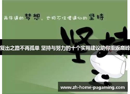 复出之路不再孤单 坚持与努力的十个实用建议助你重返巅峰